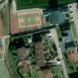 Volleyball Court near Ambivere — aerial view