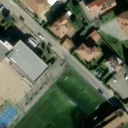 Volleyball Court — aerial view
