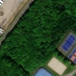 Terrebonne Beach Volleyball Court #6 — aerial view