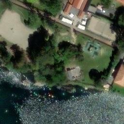 Sand Volleyball Court — aerial view