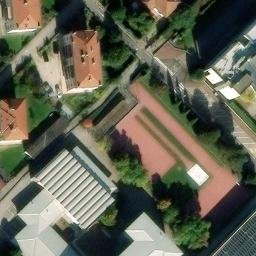 Volleyball Court near Thiene — aerial view