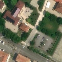 Volleyball Court — aerial view