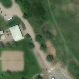 Gallatin County Beach Volleyball Court #2 — aerial view