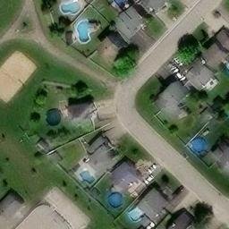 Saint-Janvier Beach Volleyball Court — aerial view