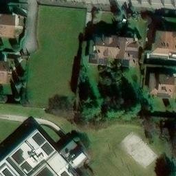 Sand Volleyball Court — aerial view