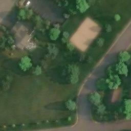 Phillips Beach Volleyball Court #1 — aerial view