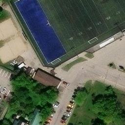 Terrebonne Beach Volleyball Court #3 — aerial view