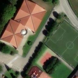 Volleyball Court — aerial view