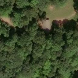 Town of Long Lake Beach Volleyball Court — aerial view