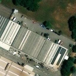 Grass Volleyball Court — aerial view