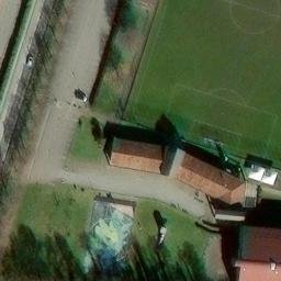 Volleyball Court near Costa di Mezzate — aerial view