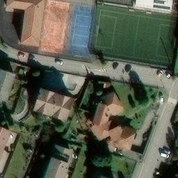 Volleyball Court near Costa di Mezzate — aerial view