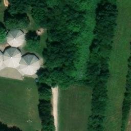 Grass Volleyball Court — aerial view