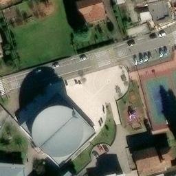 Volleyball Court — aerial view