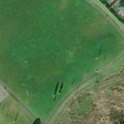 Camas Beach Volleyball Court #4 — aerial view