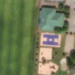Saint-Thomas-d'Aquin Beach Volleyball Court — aerial view