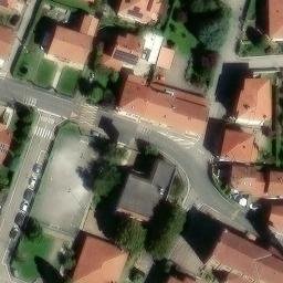 Volleyball Court — aerial view