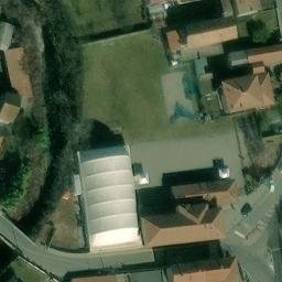 Sand Volleyball Court — aerial view