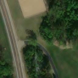 Glenwood Beach Volleyball Court #2 — aerial view