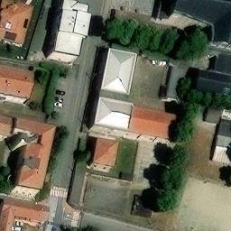 Volleyball Court — aerial view