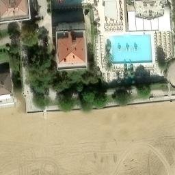 Sand Volleyball Court — aerial view