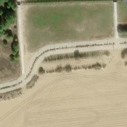 Grass Volleyball Court — aerial view
