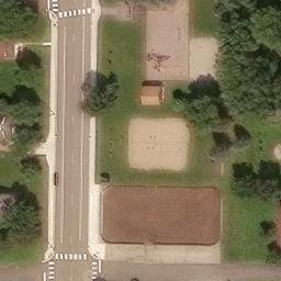New Munich Beach Volleyball Court — aerial view