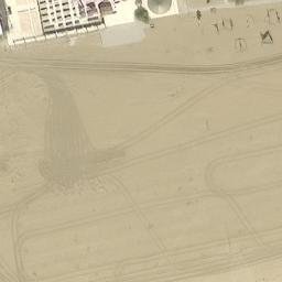 Sand Volleyball Court — aerial view