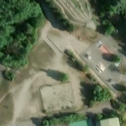 Sand Volleyball Court — aerial view