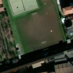 Volleyball Court near Comun Nuovo — aerial view