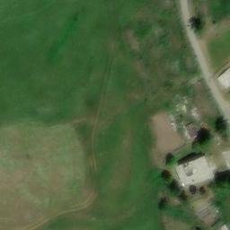 Volleyball Court near Cogne — aerial view