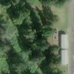 Camas Beach Volleyball Court #3 — aerial view