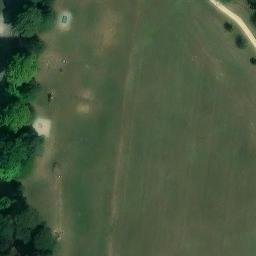 Volleyball Court near Simandres — aerial view