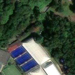 Sand Volleyball Court — aerial view