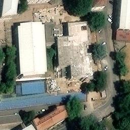 Volleyball Court — aerial view