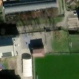 Sand Volleyball Court — aerial view
