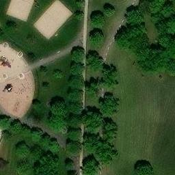 Mercier–Hochelaga-Maisonneuve Beach Volleyball Court #4 — aerial view