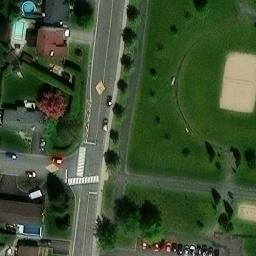 Sainte-Julie Beach Volleyball Court #2 — aerial view