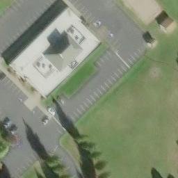 Camas Beach Volleyball Court #2 — aerial view