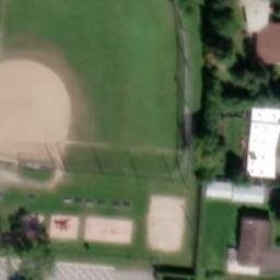 Sainte-Madeleine Beach Volleyball Court #1 — aerial view