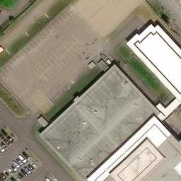 Boucherville Beach Volleyball Court #2 — aerial view