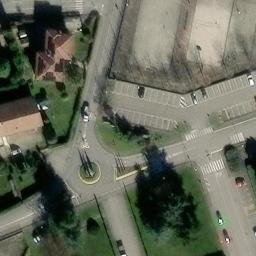 Volleyball Court — aerial view