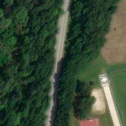 Sand Volleyball Court — aerial view