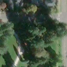 Oak Park Beach Volleyball Court #3 — aerial view