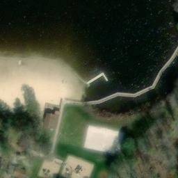 Sand Volleyball Court — aerial view