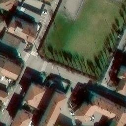 Volleyball Court — aerial view