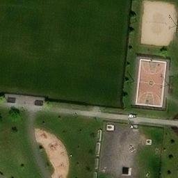 Mercier–Hochelaga-Maisonneuve Beach Volleyball Court #2 — aerial view