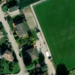 Sand Volleyball Court — aerial view