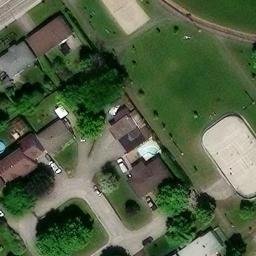 Saint-Eustache Beach Volleyball Court — aerial view