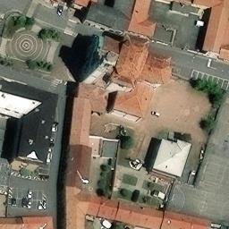 Volleyball Court — aerial view